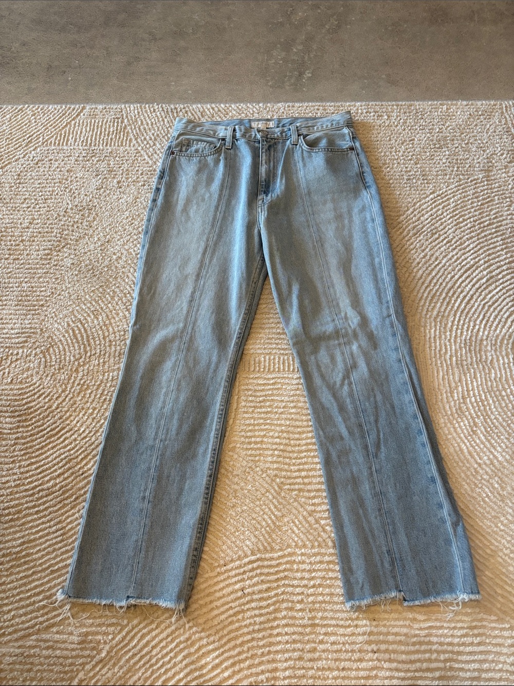 Joie Light Wash Straight-Leg Jeans